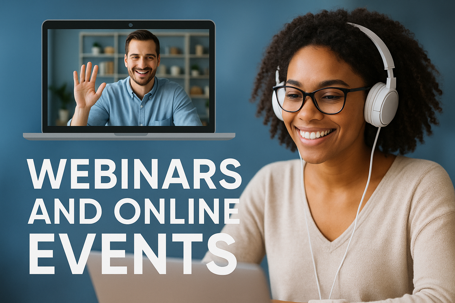 Online webinars and events